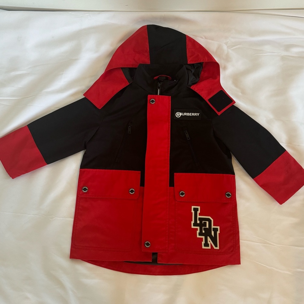 Authentic Burberry kids rain coat